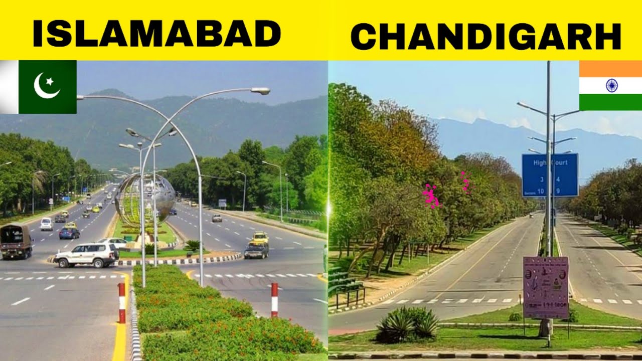 Islamabad vs Chandigarh || A short Comparison || Informative video 🇮🇳🇵🇰