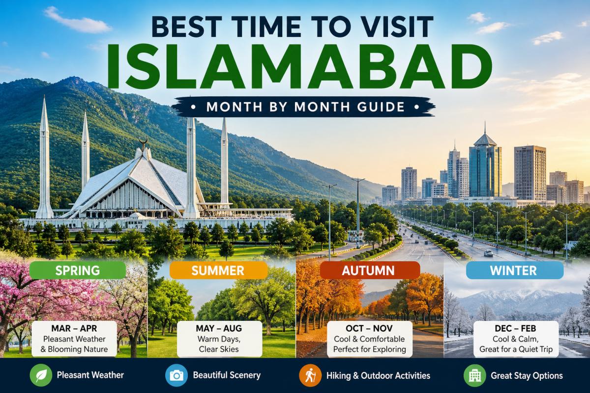 best time to visit islamabad travel guide seasons weather